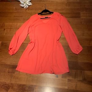 Peachy Bridesmaids dress